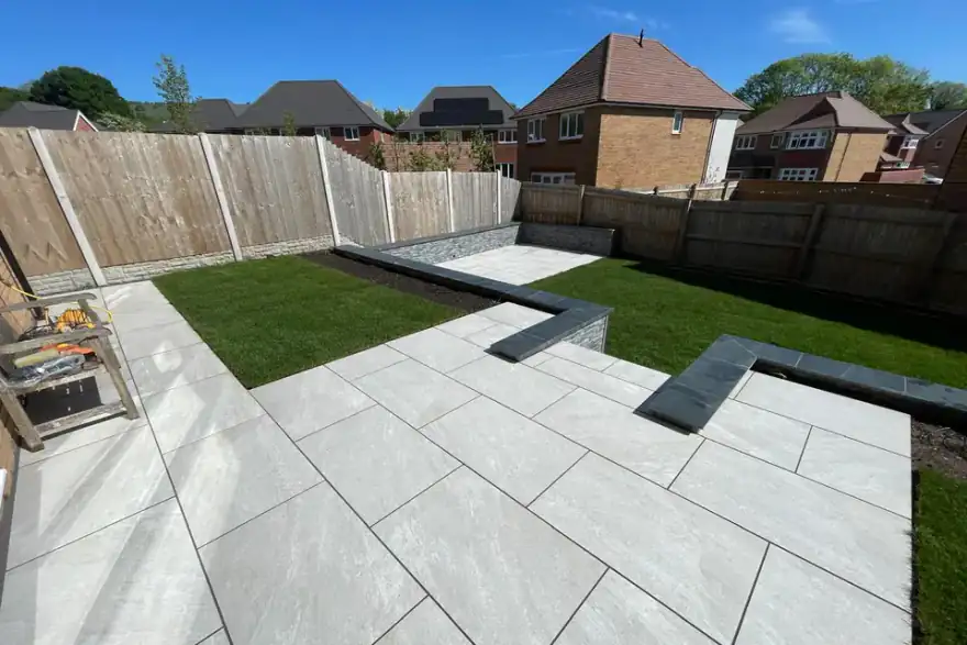 Artificial grass installation by Edenstone landscapes