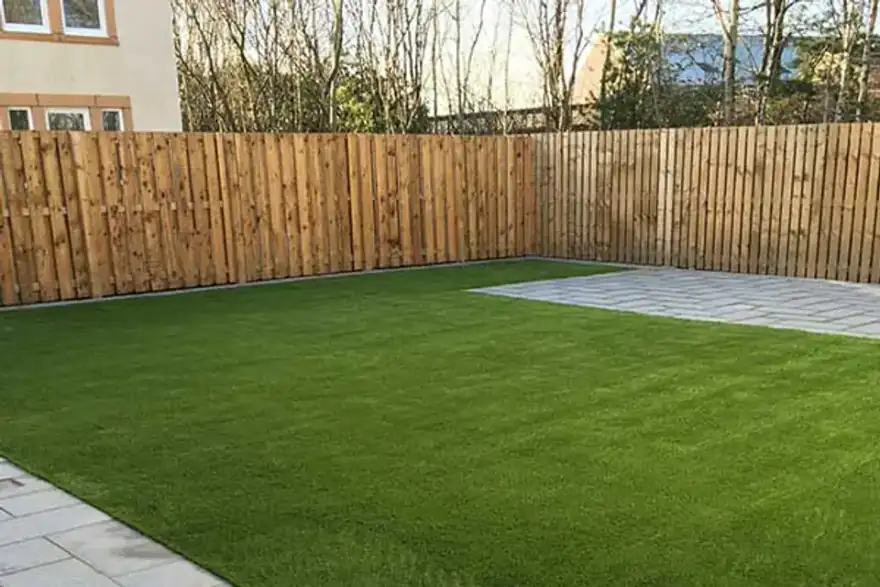 Artificial grass installation by Edinburgh Artificial Grass