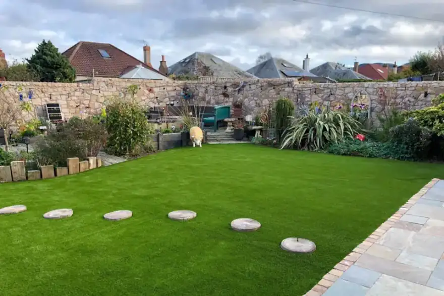 Artificial grass installation by Edinburgh Artificial Grass