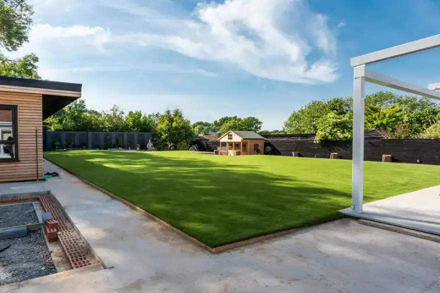 Artificial grass installation by Elite Artificial Grass