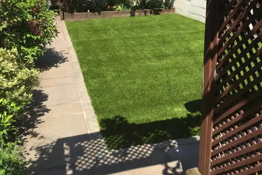 Artificial grass installation by Elite Artificial Lawns