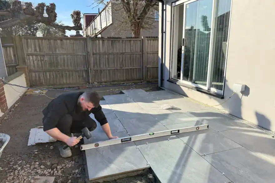 Artificial grass installation by Elite Garden Landscape