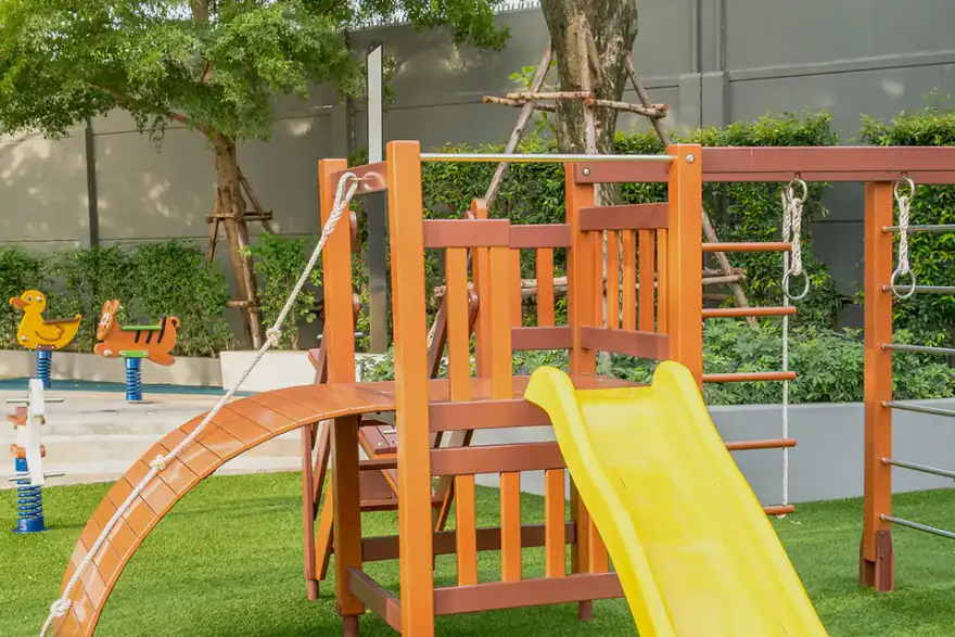 Artificial grass installation by Elite Sports and Play Surfaces