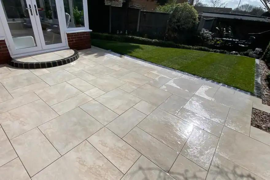 Artificial grass installation by Elizabeth's Gardens