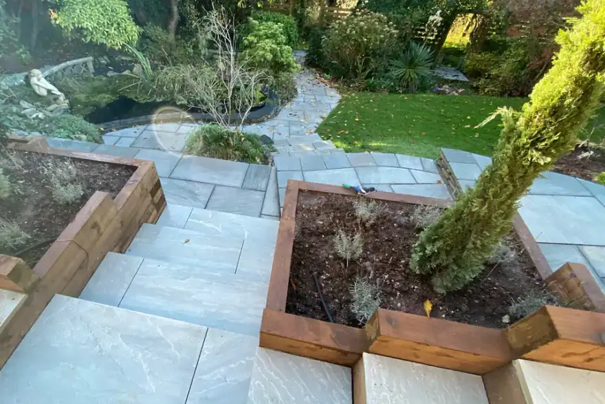 Artificial grass installation by Emerald Landscapes