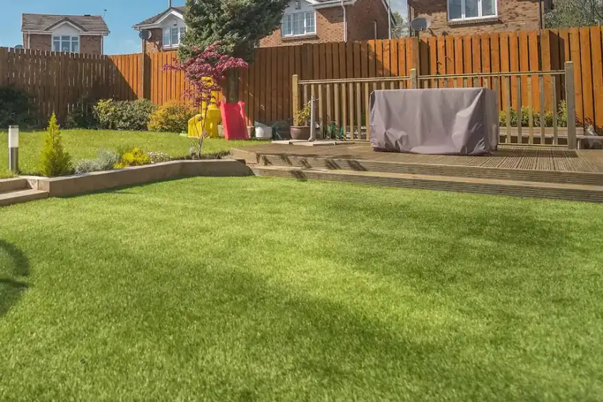 Artificial grass installation by Envi Lawns Ltd