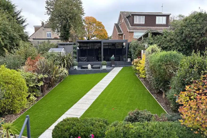 Artificial grass installation by Essex Artificial Grass