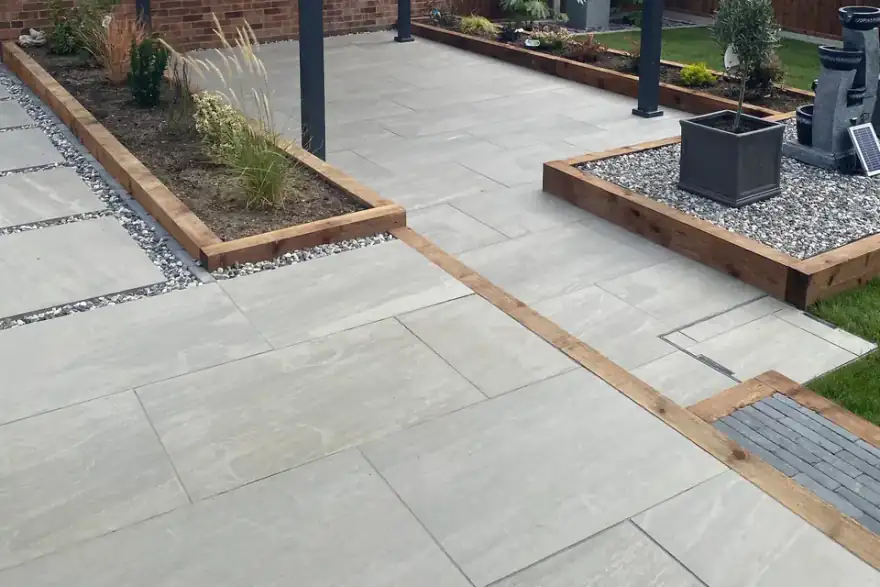 Artificial grass installation by Essex Landscaping and paving