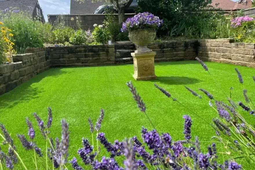 Artificial grass installation by Eternal Lawns