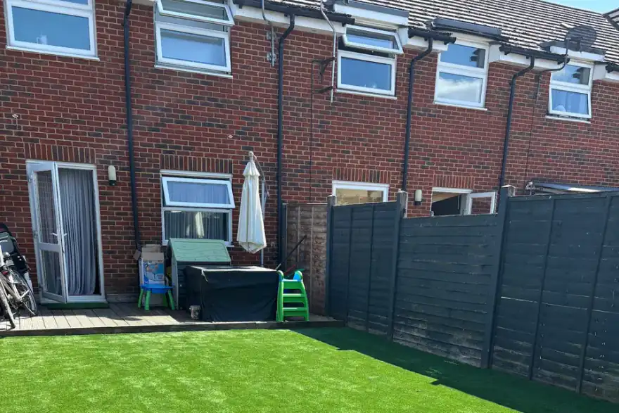 Artificial grass installation by Evergreen Artificial Lawns