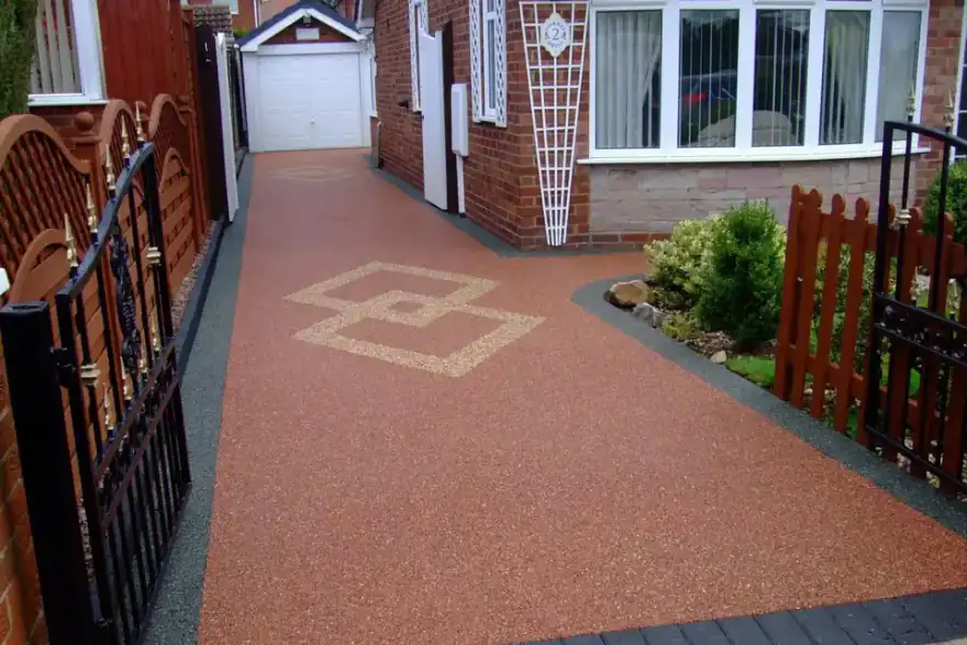 Artificial grass installation by Evergreen Drives