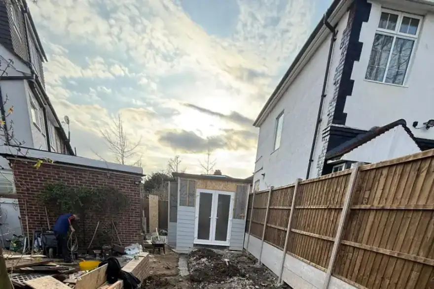 Artificial grass installation by Evergreen Drives