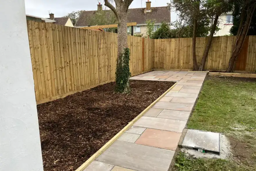 Artificial grass installation by F J Tree And Landscapes