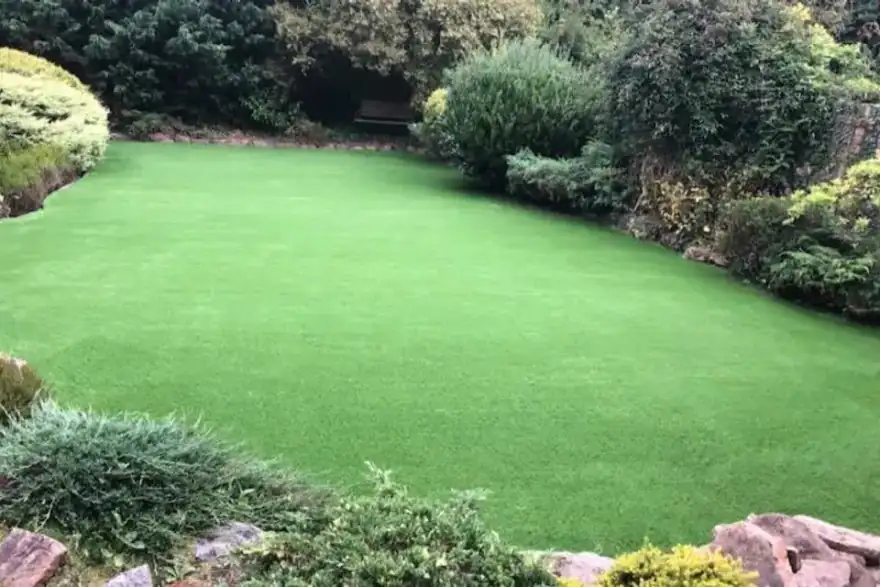 Artificial grass installation by Fabgrass