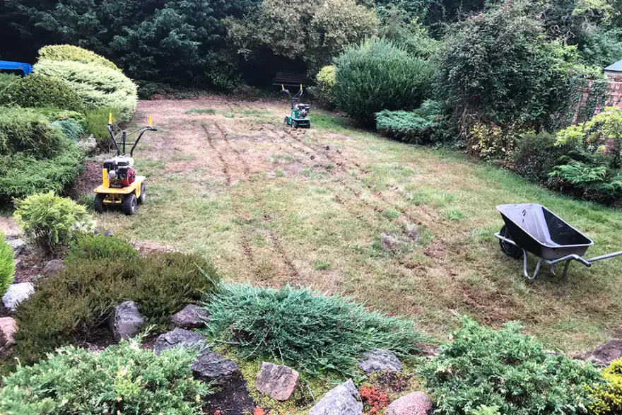 Artificial grass installation by Fabgrass
