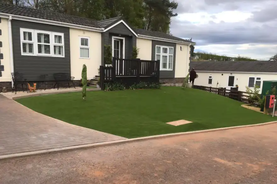 Artificial grass installation by Fairlawns Artificial Grass