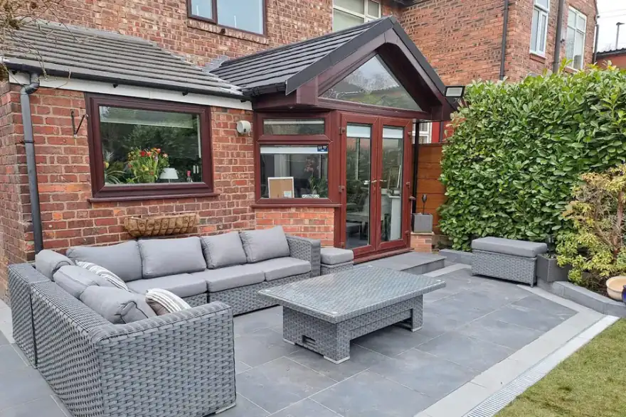 Artificial grass installation by Fairway Landscapes