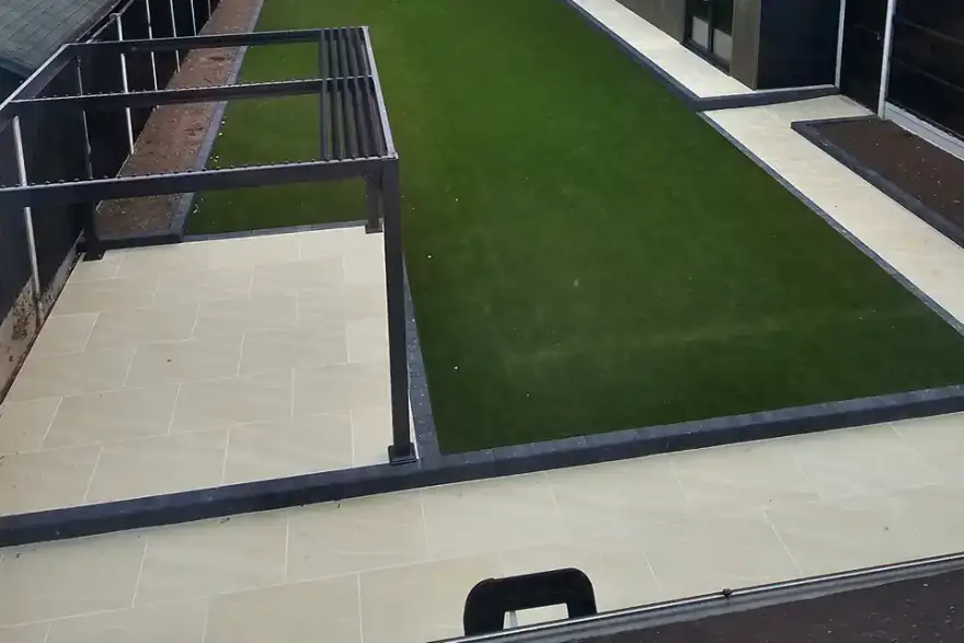 Artificial grass installation by Fake Grass Essex