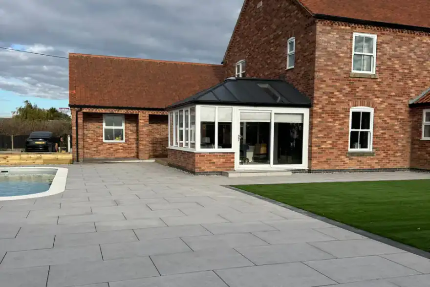 Artificial grass installation by Featured Projects