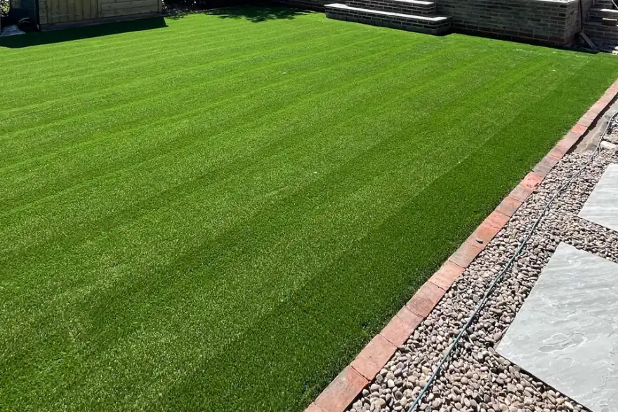 Artificial grass installation by Featured Projects