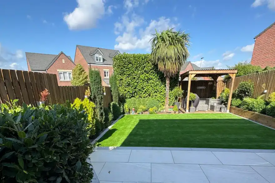 Artificial grass installation by Featured Projects