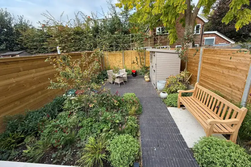 Artificial grass installation by Flourish Landscaping