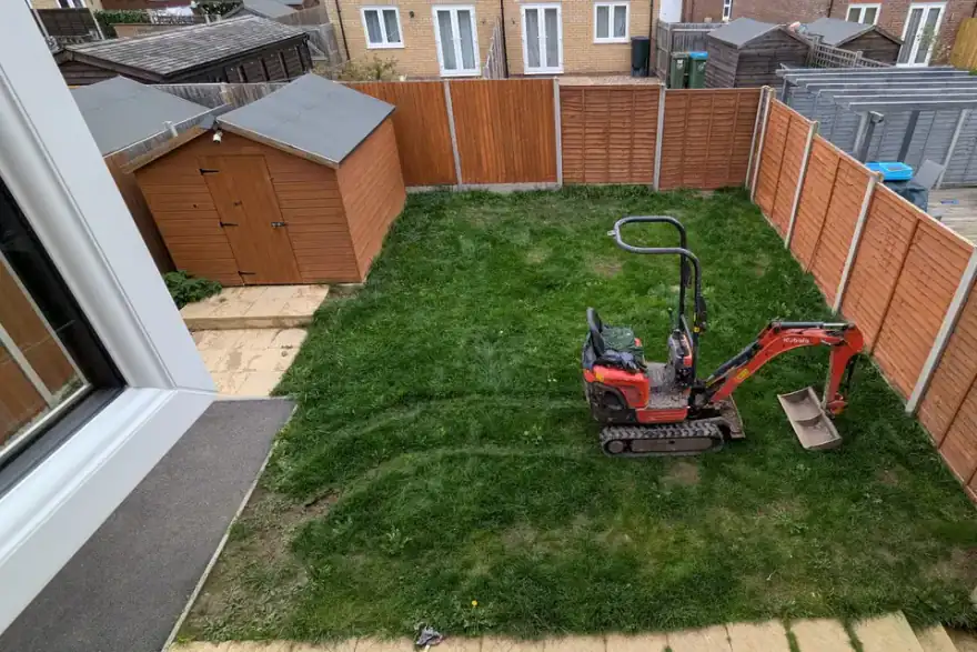 Artificial grass installation by Floyd Landscapes