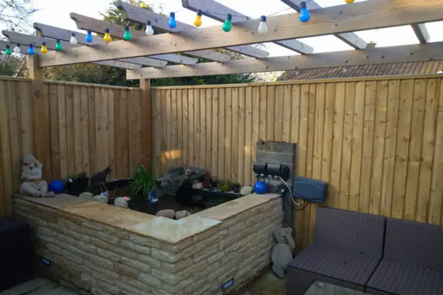 Artificial grass installation by Forum Landscape