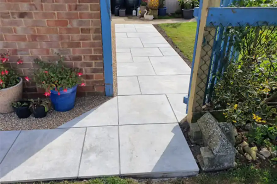 Artificial grass installation by Forum Landscape