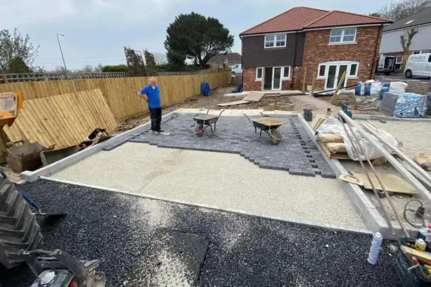 Artificial grass installation by Four groundworks and landscaping