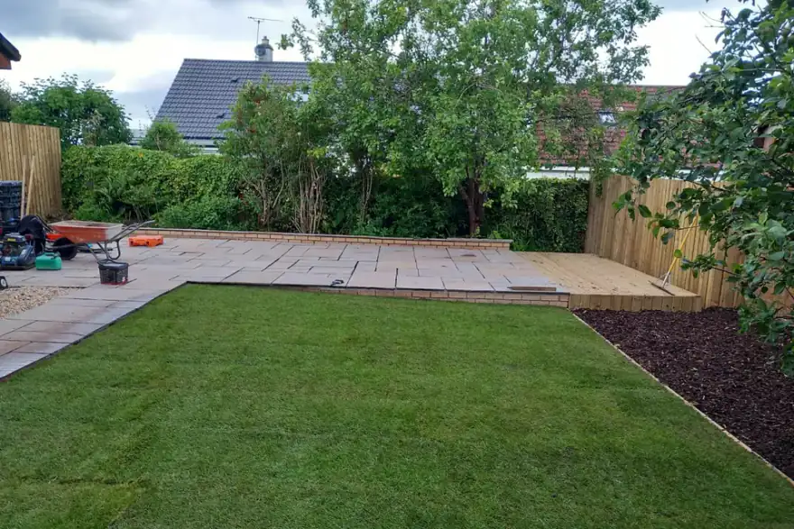Artificial grass installation by Four Seasons Stirling