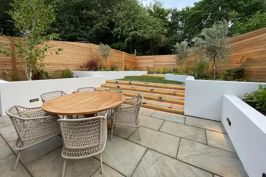 Artificial grass installation by Francis Rose Landscape Design