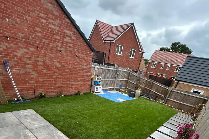 Artificial grass installation by Garden & Grounds Landscaping