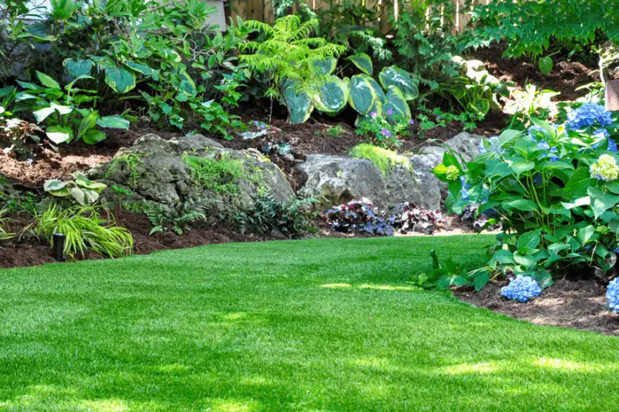 Artificial grass installation by Garden Line