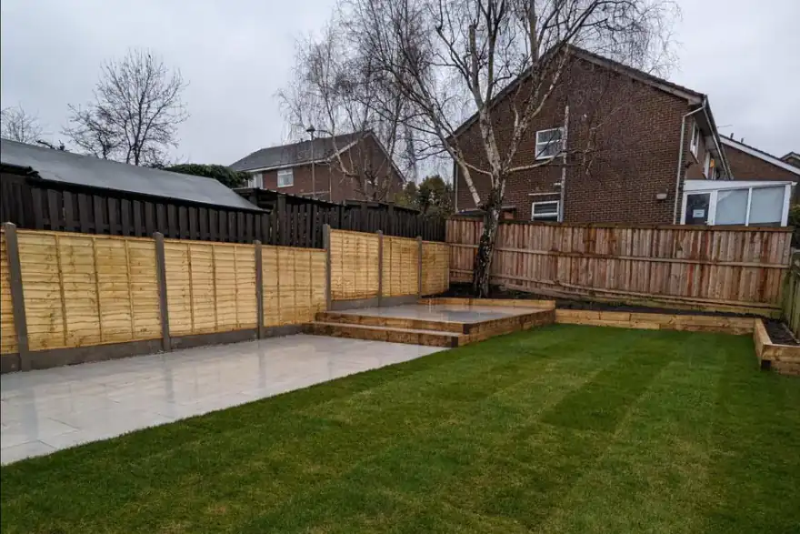 Artificial grass installation by Garden Revamps