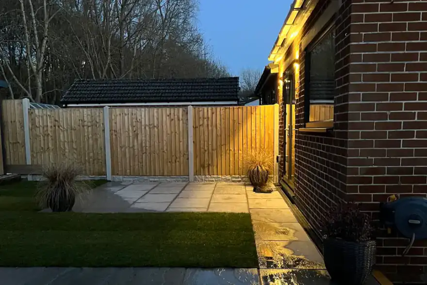 Artificial grass installation by Garden Revamps