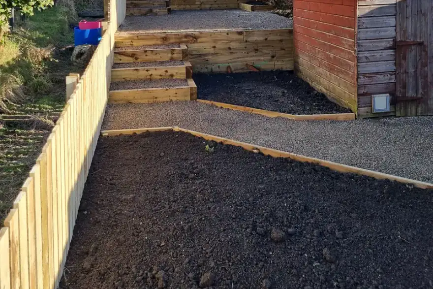 Artificial grass installation by Garden Revamps