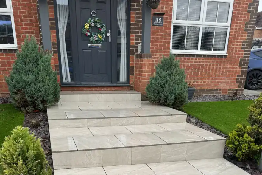 Artificial grass installation by Garden Services East Yorkshire