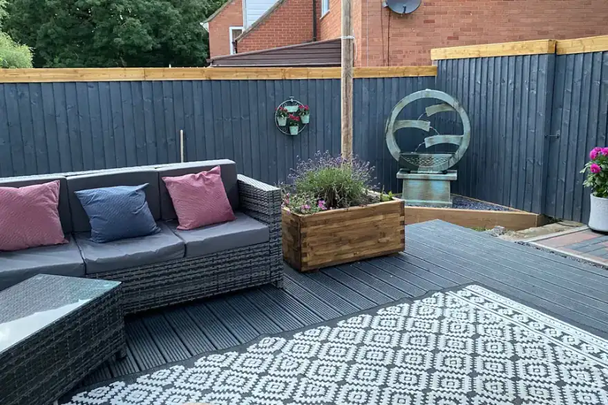 Artificial grass installation by Gardenstarz