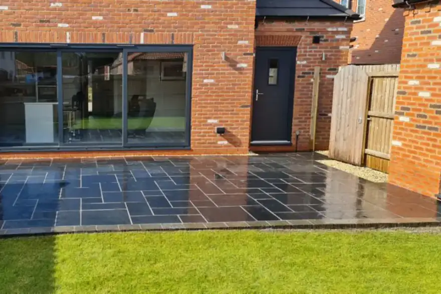 Artificial grass installation by Gardenstarz