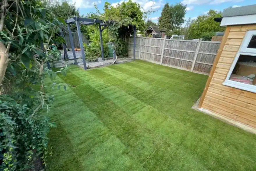 Artificial grass installation by GBL Landscapes
