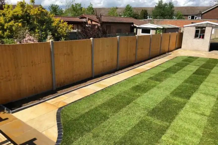 Artificial grass installation by GBL Landscapes