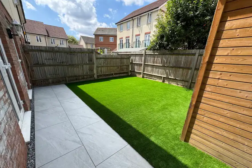 Artificial grass installation by GBL Landscapes