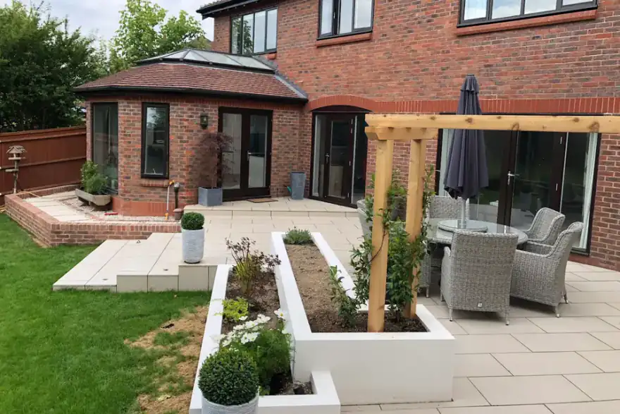 Artificial grass installation by Gemini Landscapes