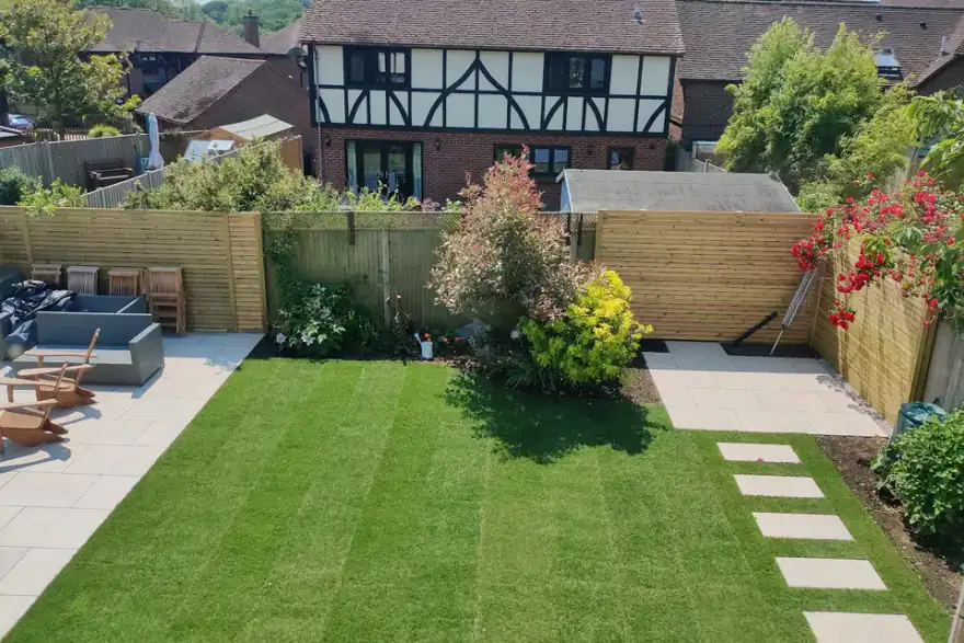 Artificial grass installation by Gemini Landscapes