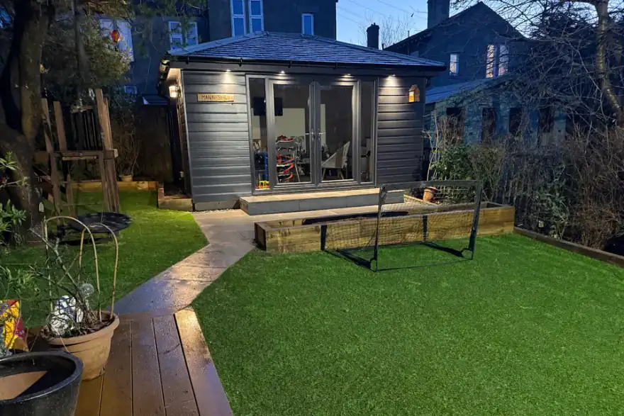 Artificial grass installation by GGM Landscaping