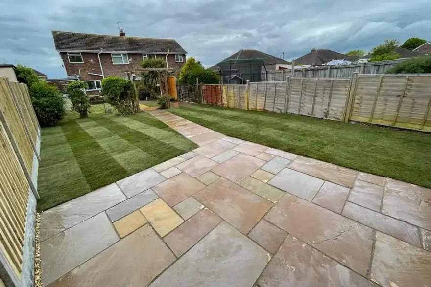 Artificial grass installation by GJS Landscapes Ltd