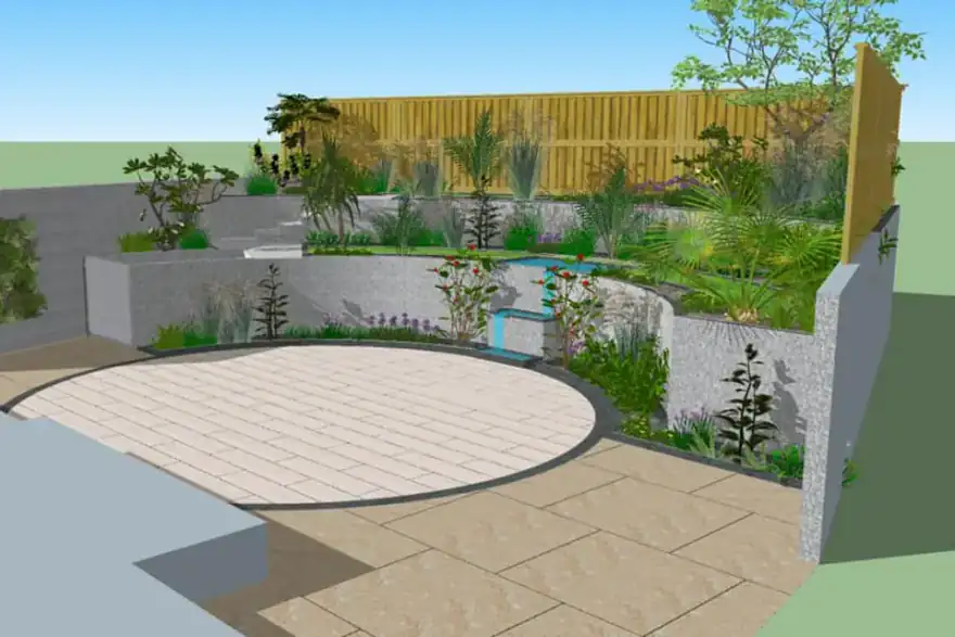 garden design by Glenn Humphries Truro Garden Designers