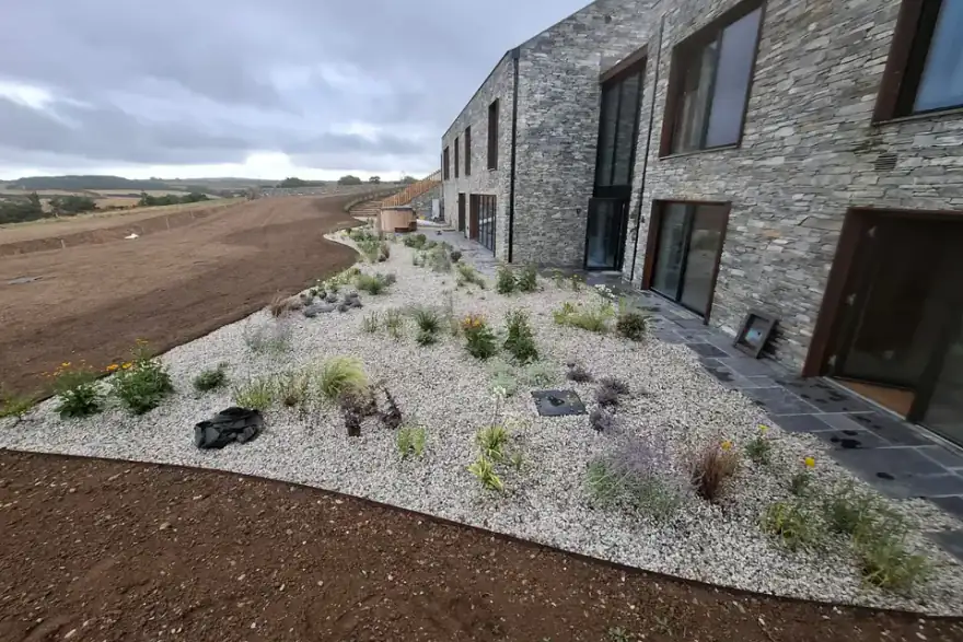 Artificial grass installation by Glenn Humphries landscaping ltd