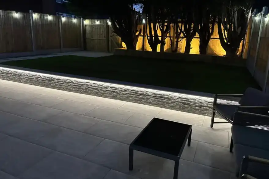 Artificial grass installation by Goldleaf Landscapes
